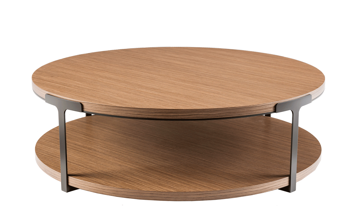 CELINE COFFEE TABLE circular wooden - David Shaw custom furniture