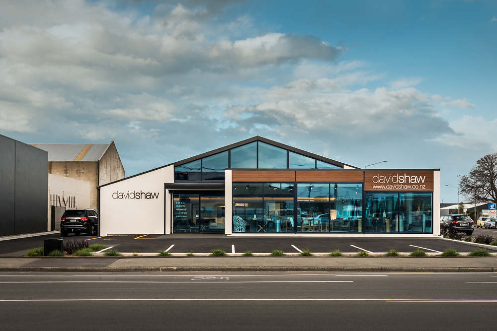 David Shaw showroom Christchurch exterior