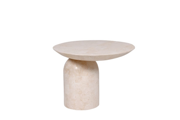 WALTER BEDSIDE / LARGE STONE SIDE TABLE - Image 6